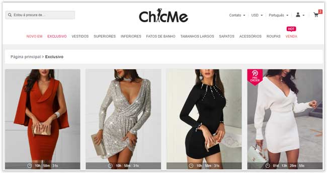 site de roupas online baratas